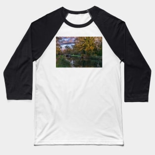 Autumn Reflections On The Kennet Baseball T-Shirt